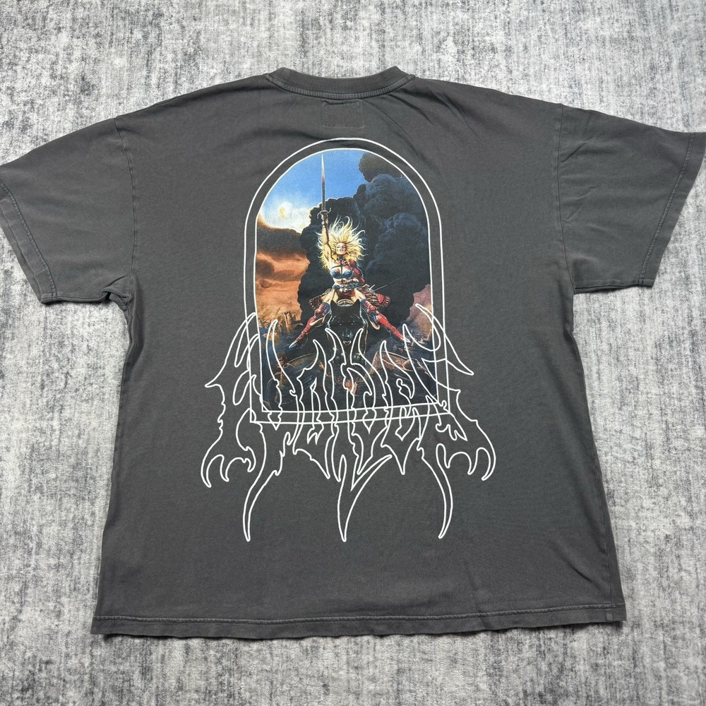 Darc Sport Until Valhalla Premium Vintage Size XL Gray Tee Shirt